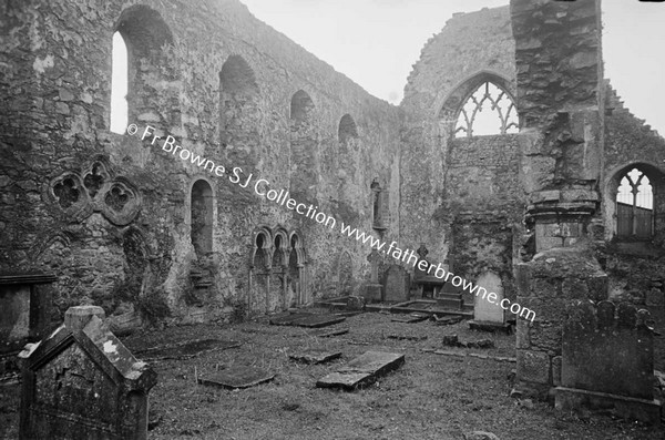 DOMINICAN PRIORY  NAVE & WINDOW